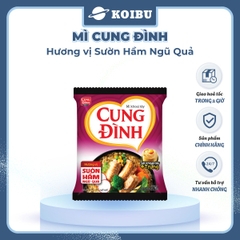 AFOTECH - Mì Cung Đình Sườn hầm ngũ quả, Mì Sườn hầm ngũ quả Cung Đình, Mì khoai tây Cung Đình gói - 80g/gói - 00302