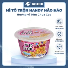 ACECOOK - Mì trộn tô tô Handy Hảo Hảo hương vị tôm chua cay - 93g/tô - 00076