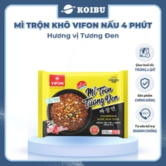 VIFON – Mì Vifon nấu 4 phút hương vị trộn tương đen - Mì gói Vifon, Mì nấu Vifon, Mì trộn, Mì trộn vị tương đen, Mì Vifon trộn tương đen, Mì trộn tương đen nấu 4 phút Vifon, Mì trộn tương đen Vifon - 110g/gói - 00479