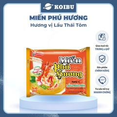 ACECOOK - Miến Phú Hương hương vị Lẩu Thái Tôm Miến Phú Hương Lẩu Thái Tôm, Miến Lẩu Thái Phú Hương - Miến ăn liền Acecook - 60g/gói - 00065