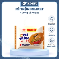 COLUSA - Mì trộn Miliket hương vị Kebab, Mì trộn Kebab Miliket, Mì Miliket trộn Kebab ăn liền - 117g/gói - 00556