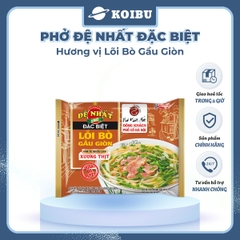 ACECOOK - Đệ Nhất phở đặc biệt lõi bò gầu giòn (không thịt), phở bò Đệ Nhất lõi bò gàu giòn ăn liền - 67g/gói - 00513