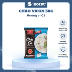 VIFON - Cháo Vifon 50g hương vị Cá, Vifon Cháo cá Vifon Cháo ăn liền Vifon, Cháo Vifon gói nhỏ - 50g/gói - 00150