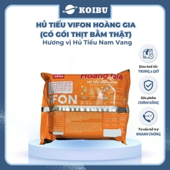 VIFON - Hủ tiếu Hoàng Gia hương vị Hủ tiếu nam vang (có thịt thật), Hủ tiếu nam vang Vifon Hoàng Gia - 120g/gói - 00167