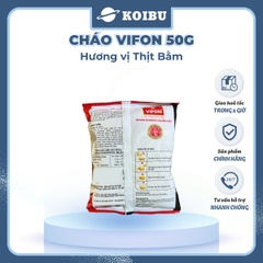VIFON - Cháo Vifon 50g hương vị Thịt bằm, Cháo Thịt bằm Vifon Cháo ăn liền Vifon, Cháo Vifon gói nhỏ - 50g/gói - 00149
