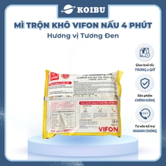 VIFON – Mì Vifon nấu 4 phút hương vị trộn tương đen - Mì gói Vifon, Mì nấu Vifon, Mì trộn, Mì trộn vị tương đen, Mì Vifon trộn tương đen, Mì trộn tương đen nấu 4 phút Vifon, Mì trộn tương đen Vifon - 110g/gói - 00479