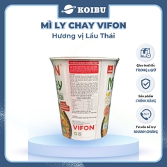 VIFON - Mì chay Vifon ly hương vị lẩu thái, mì chay ly Vifon, mì chay Vifon lẩu thái ly - 67g/ly - 00234