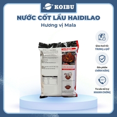 HAIDILAO - Nước cốt lẩu vị Mala Haidilao, nước cốt lẩu Mala cay tê Tứ Xuyên, nước cốt lẩu dầu cay Mala - 220g/gói - 00888