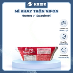 VIFON - Mì khay trộn Vifon hương vị Spaghetti (có gói xốt Saghetti), Mì xào spaghetti Vifon khay - 90g/khay - 00242