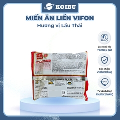 VIFON - Miến ăn liền Vifon vị Lẩu thái, Miến ăn liền Vifon, Miến Vifon gói ăn liền - 60g/gói - 00181