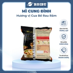 AFOTECH - Mì Cung Đình Cua bể rau răm, Mì Cua bể rau răm Cung Đình, Mì khoai tây Cung Đình ăn liền - 79g/gói - 00297