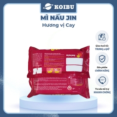 OTOKI - Mì nấu Jin hương vị Cay, Mì nấu Jin cay, Mì Jin nấu hương vị cay, Mì ăn liền Jin Ottogi - 120/gói - 00526