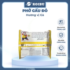 ASIAFOODS - Phở Gấu Đỏ vị Gà, phở gà Gấu Đỏ, phở Gấu Đỏ ăn liền, phở Gấu Đỏ gói - 65g/gói - 00330