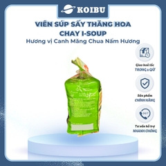 NFC - Viên canh ăn liền sấy thăng hoa I-Soup hương vị Canh măng chua nấm hương ISoup ăn liền - 35g/lốc - 00089