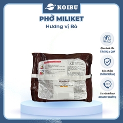 COLUSA - Phở Bò Miliket, Phở Miliket bò, Phở bò gói Miliket, Phở bò ăn liền, Phở vị bò Miliket - 60g/gói - 00098