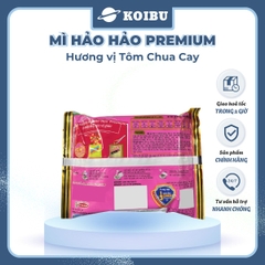 ACECOOK - Mì Hảo Hảo Premium hương vị Tôm chua cay, Mì tôm chua cay Hảo Hảo, Mì ăn liền Hảo Hảo - 86g/gói - 00842