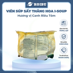NFC - Viên súp ăn liền sấy thăng hoa I-Soup hương vị Canh riêu tôm ISoup, Canh riêu tôm I-Soup ăn liền - 42g/lốc - 00802