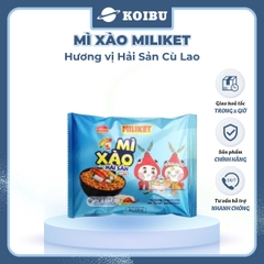COLUSA - Mì xào Miliket hương vị hải sản Cù Lao, Mì xào ăn liền Miliket, Mì trộn hải sản Cù Lao Miliket - 85g/gói - 00852