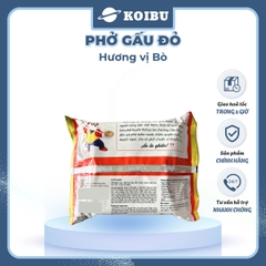 ASIAFOODS - Phở Gấu Đỏ Bò, phở Gấu Đỏ vị bò, phở Gấu Đỏ ăn liền, phở Gấu Đỏ gói - 65g/gói - 00331