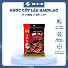 HAIDILAO - Nước cốt lẩu Haidilao vị bò cay, nước cốt lẩu bò cay Haidilao lẩu Trùng Khánh Haidilao - 150g/gói - 00884