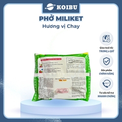 COLUSA - Phở Miliket hương vị Chay, Phở Miliket chay, Miliket phở gói hương vị chay, Phở ăn liền chay - 60g/gói - 00100