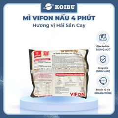 VIFON – Mì Vifon nấu 4 phút hương vị hải sản cay - Mì gói Vifon, Mì nấu Vifon, Mì nấu vị hải sản cay, Mì nấu hương vị hải sản cay, Mì Vifon hải sản cay nấu 4 phút, Mì nấu 4 phút hải sản cay Vifon, Mì Vifon nấu ăn liền - 105g/gói - 00222