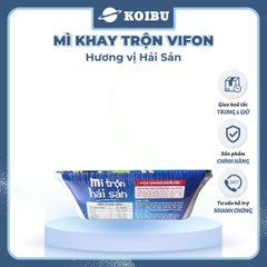 VIFON - VIFON - Mì khay trộn Vifon hương vị Hải Sản (có gói xốt Hải sản), Mì xào hải sản Vifon khay - 90g/khay - 00239