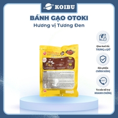 OTOKI - Bánh gạo Otoki hương vị Tương đen, Bánh gạo Tương đen Otoki Jin, Bánh gạo tương đen Jin Ottogi - 164g/gói - 00689