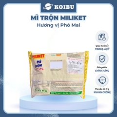 COLUSA - Mì trộn Miliket hương vị Phô mai, Mì trộn Phô mai Miliket, Mì Miliket trộn Phô mai ăn liền  - 117g/gói - 00553