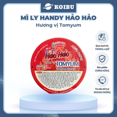 ACECOOK - Mì ly Handy Hảo Hảo Tomyum - Mì Handy Hảo Hảo Tom yum - Mì Handy Hảo Hảo ly Tomyum - Mì ly Hảo Hảo Handy Tom yum - Mì ly ăn liền Tomyum - 67g/ly - 00018