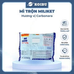 COLUSA - Mì trộn Miliket hương vị Carbonara, Mì trộn Carbonara Miliket, Mì Miliket trộn Cabonara - 117g/gói - 00555