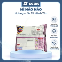 ACECOOK - Mì Hảo Hảo Sa Tế Hành Tím - Mì ăn liền Hảo Hảo hương vị Sa tế hành tím  (Hảo Hảo sate/ Hảo Hảo satay / Hảo Hảo Sa te hành tím) - 00007