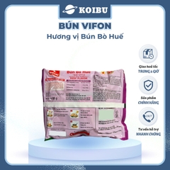 VIFON - Bún Vifon hương vị Bún bò Huế, Bún bò Huế Vifon Bún bò Huế, Bún bò Vifon Bún bò ăn liền - 65g/gói - 00146