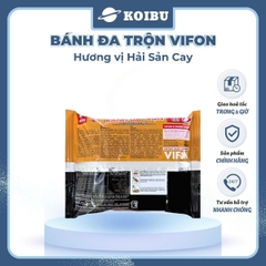VIFON - Bánh đa trộn Vifon hương vị hải sản cay, bánh đa trộn hải sản cay Vifon, bánh đa ăn liền - 60g/gói - 00879
