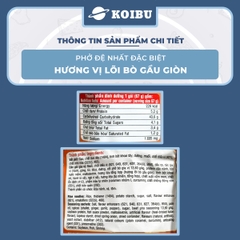 ACECOOK - Đệ Nhất phở đặc biệt lõi bò gầu giòn (không thịt), phở bò Đệ Nhất lõi bò gàu giòn ăn liền - 67g/gói - 00513