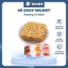 COLUSA - Mì chay Miliket gói vị Nấm, Mì chay nấm Miliket, Mì Miliket chay hương vị nấm, Mì giấy Miliket - 70g/gói - 00094