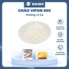 VIFON - Cháo Vifon 50g hương vị Cá, Vifon Cháo cá Vifon Cháo ăn liền Vifon, Cháo Vifon gói nhỏ - 50g/gói - 00150