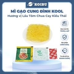 AFOTECH - Mì gạo Cung Đình Kool Lẩu tôm chua cay kiểu Thái, Mì gạo tôm chua cay thái Cung Đình Kool - 82g/gói - 00305
