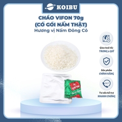VIFON - Cháo Vifon 70g hương vị Nấm đông cô (có gói nấm thật), Vifon Cháo nấm đông cô, Cháo nấm Vifon - 70g/gói - 00155