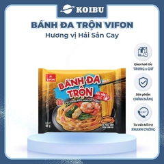 VIFON - Bánh đa trộn Vifon hương vị hải sản cay, bánh đa trộn hải sản cay Vifon, bánh đa ăn liền - 60g/gói - 00879