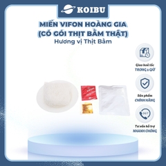 VIFON - Miến Hoàng Gia hương vị Thịt bằm (có gói thịt bằm thật), Miến thịt bằm Vifon Hoàng Gia - 105g/gói - 00185