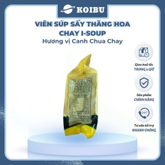 NFC - Viên súp sấy thăng hoa I-Soup hương vị Canh chua chay, Canh chua I-Soup, Canh ăn liền I Soup - 50g/lốc - 00725