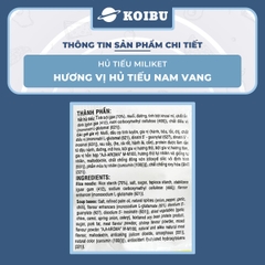 COLUSA - Hủ tiếu Miliket hương vị Nam Vang, Miliket hủ tiếu nam vang, Hủ tíu nam vang Miliket gói - 65g/gói - 00122