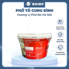 AFOTECH - Phở tô Cung Đình hương vị Phở bò Hà Nội, Phở bò Cung Đình tô, Phở bò Hà Nội Cung Đình ăn liền - 73g/tô - 00316