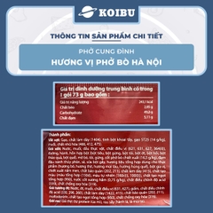 AFOTECH - Phở Cung Đình hương vị Phở bò Hà Nội, Phở bò Cung Đình, Phở bò Hà Nội Cung Đình ăn liền - 68g/gói - 00314