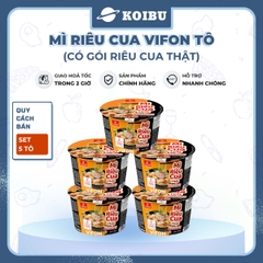 VIFON - Mì Vifon tô riêu cua thật, Vifon tô thịt thật Riêu cua Vifon, mì tô riêu cua Vifon thịt thật - 90g/tô - 00583