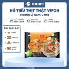 VIFON - Hủ tiếu thịt thật Vifon hương vị Nam Vang (có gói thịt thật), Hủ tíu Nam Vang thịt thật - 90g/gói - 00854