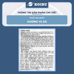 COLUSA - Phở Gà Miliket, Phở Miliket gà, Phở gà gói Miliket, Phở gà ăn liền, Phở vị gà Miliket - 60g/gói - 00099
