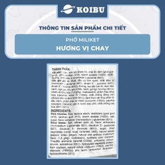 COLUSA - Phở Miliket hương vị Chay, Phở Miliket chay, Miliket phở gói hương vị chay, Phở ăn liền chay - 60g/gói - 00100