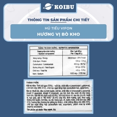 VIFON - Hủ tiếu Vifon hủ tiếu Bò kho, Hủ tíu Bò kho Vifon, Hủ tiếu Bò kho Vifon, Hủ tíu ăn liền Vifon - 65g/gói - 00164
